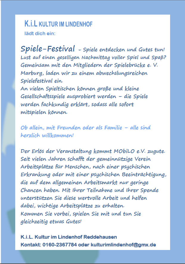 Einladung Spielefestival Rückseite